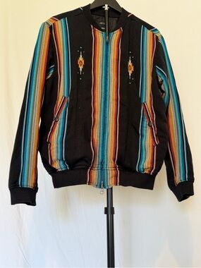 Tenth Division Garment Supply C. 10 Deep Serape Stripe Bomber Jacket Men’s Small